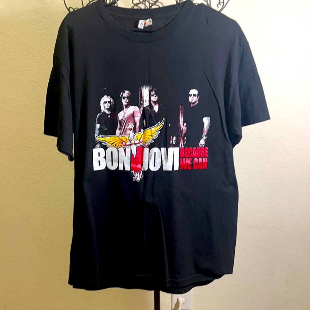 BON JOVI BECAUSE WE CAN CONCERT WORLD TOUR TEE